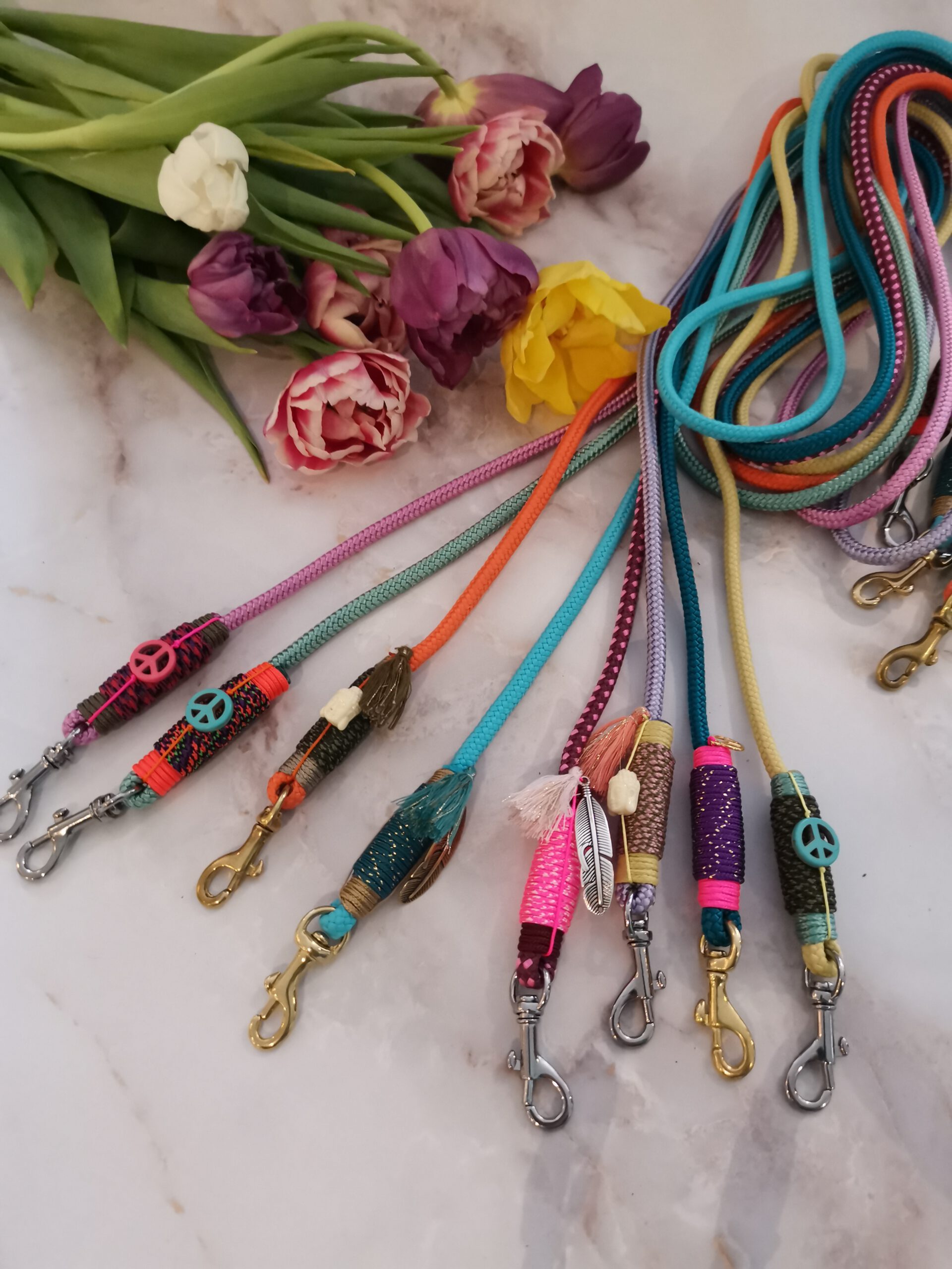Smartphone Necklace Hippie: Pastel Rose